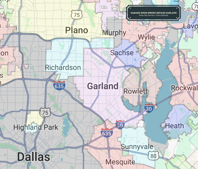 garland-texas-city-map
